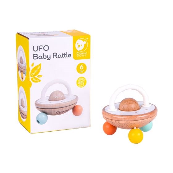 Classic World UFO Baby Rattle (8266154541282)