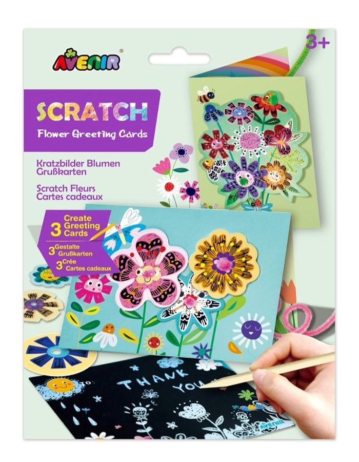 Avenir Scratch Greeting Card Flowers (8096336445666)