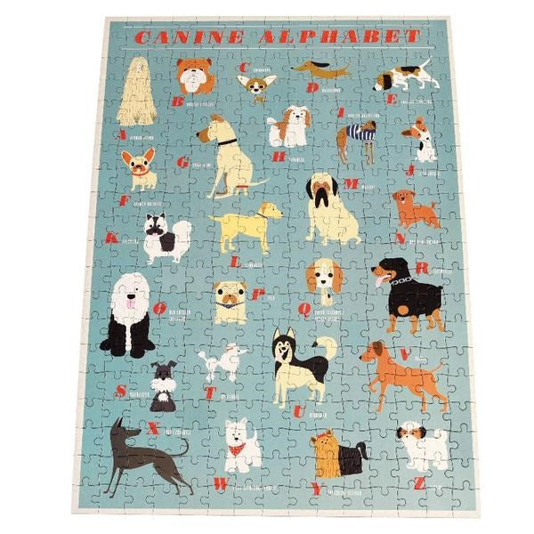 Rex London Canine Alphabet 300 Piece Puzzle In A Tube (7678655430882)