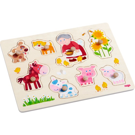 HABA Clutching puzzle Granny Lena animals (7933261250786)