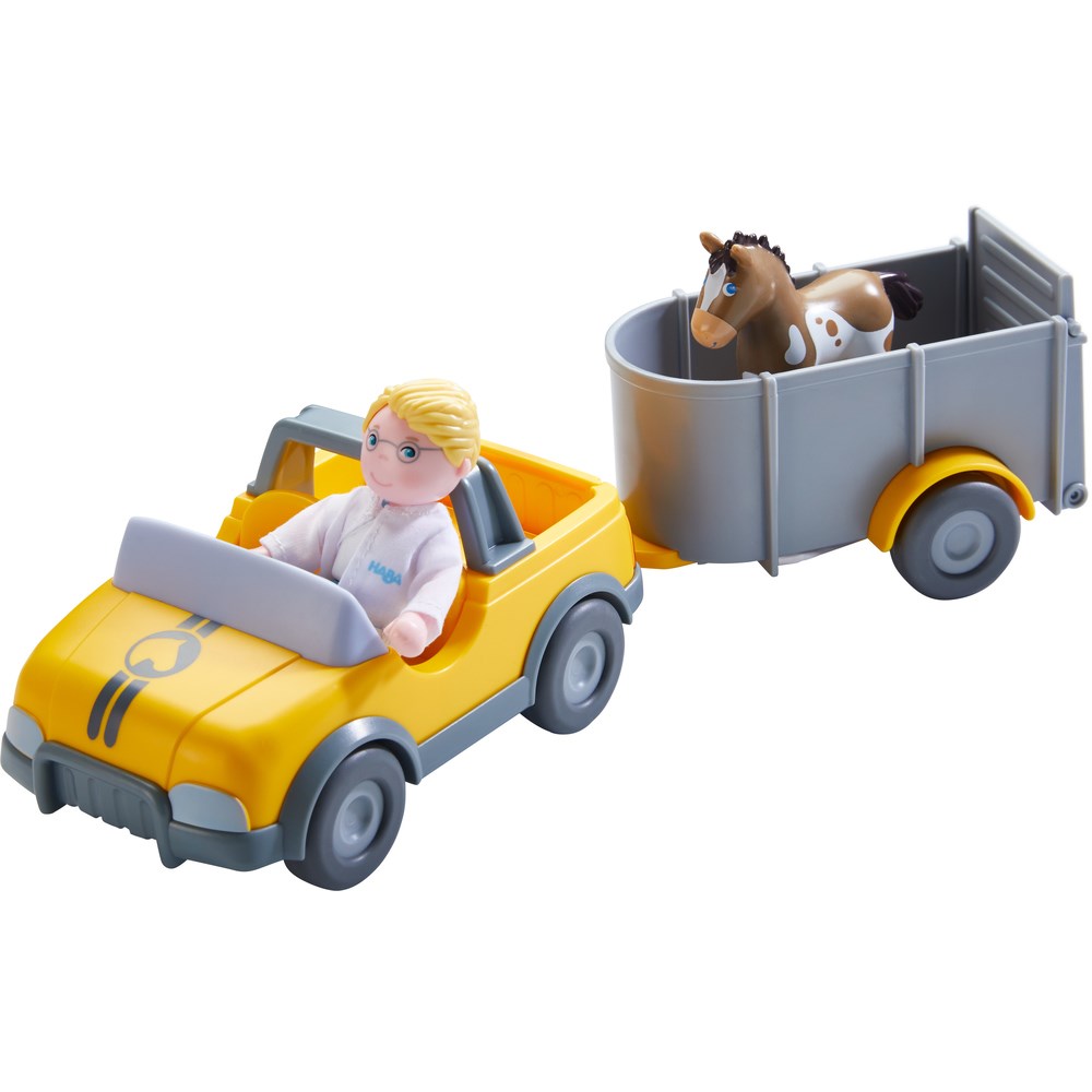 xHABA Little Friends VetCar with Trailer (6823275036854)