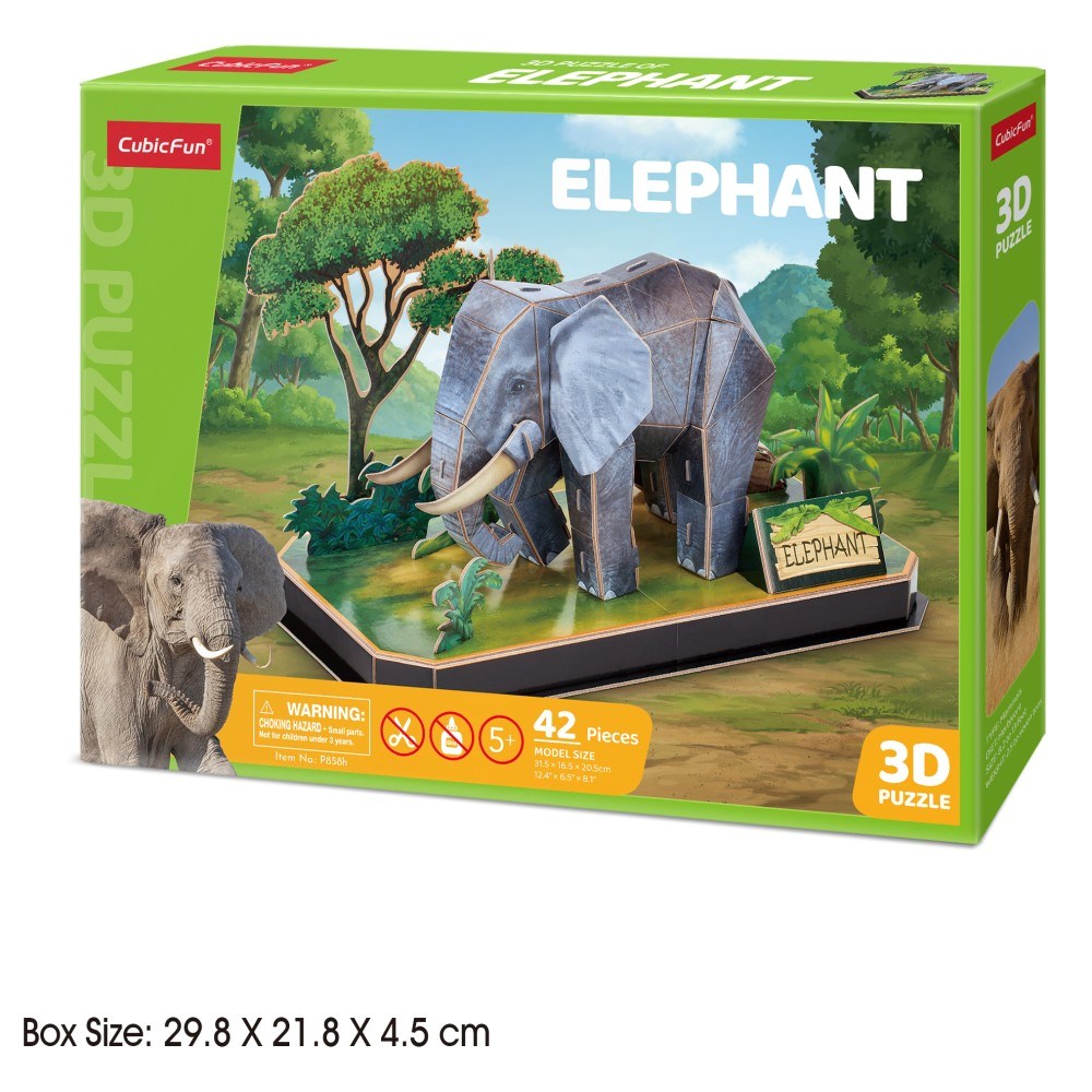 Holdson Animal Pals Elephant 3D Puzzle (8096335528162)