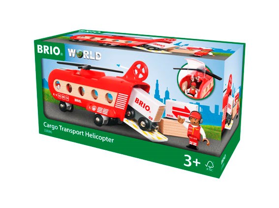 BRIO Vehicle - Cargo Transport Helicopter 8 pcs 33886 (7705958252770)