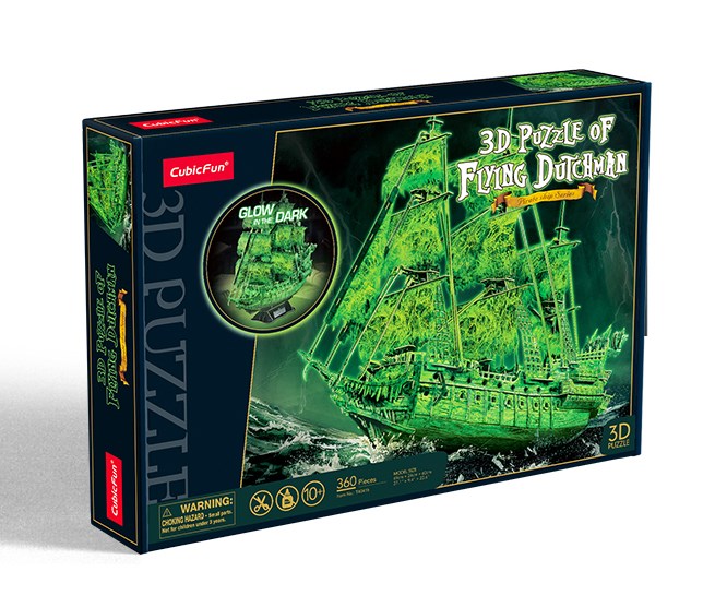 Holdson Flying Dutchman - Glow in Dark  3D Puzzle (8096335954146)