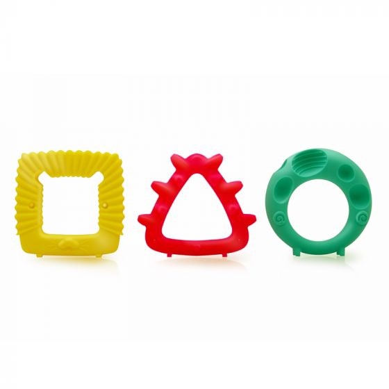 Mombella Educational Geometry Animal Teethers (8266206511330)