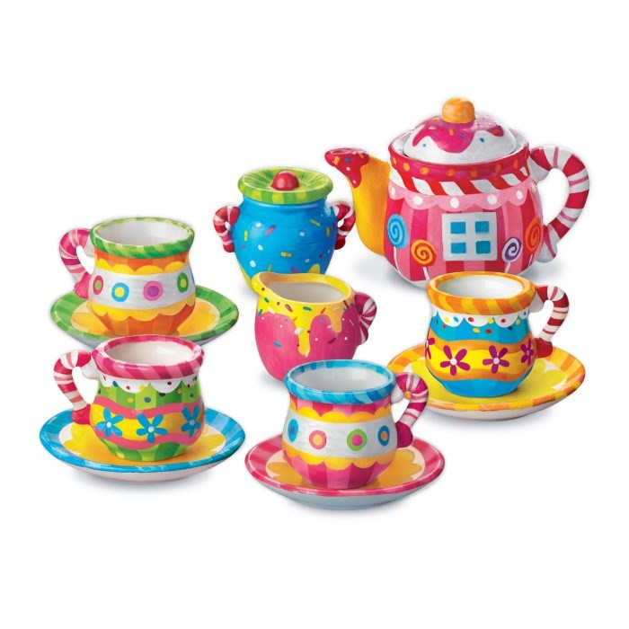 4M Craft Mini Tea Set Paint Your Own (8239116976354)