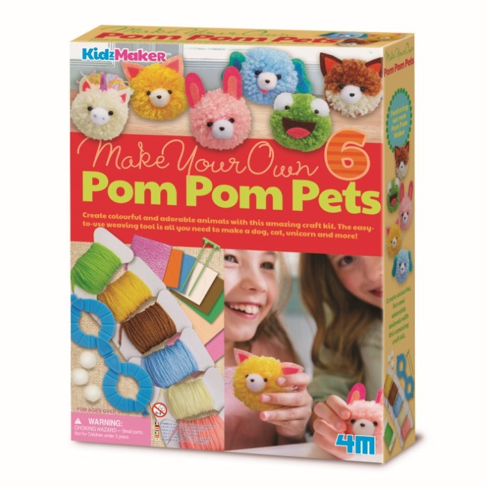 4M Craft Pom Pom Pets Make Your Own (7875446735074)