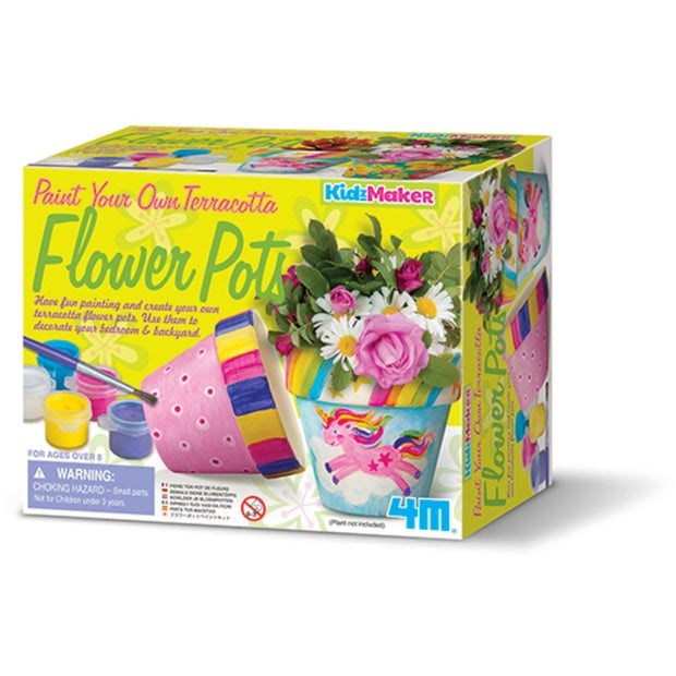 4M Paint Your Own Flower Pots (8239128871138)
