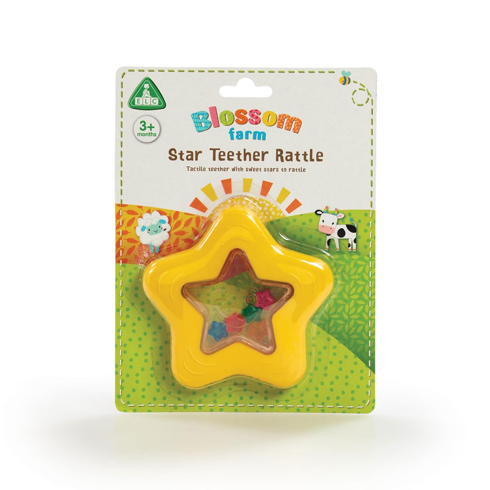 Early Learning Centre Blossom Farm Star Teether Rattle (8075026039010)