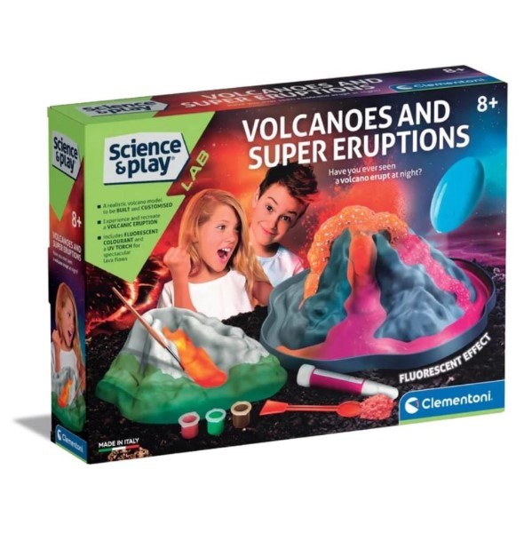 Clementoni Science & Play: Volcano Glow in the Dark Set (8147614564578)