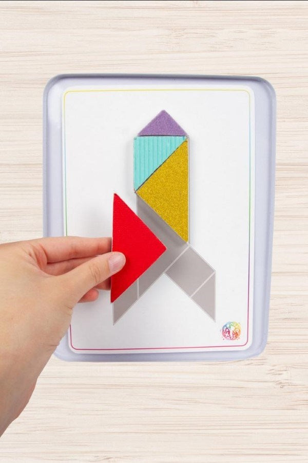 Clementoni Sense and Grow-Textured Tangram Puzzle (7509499609314)