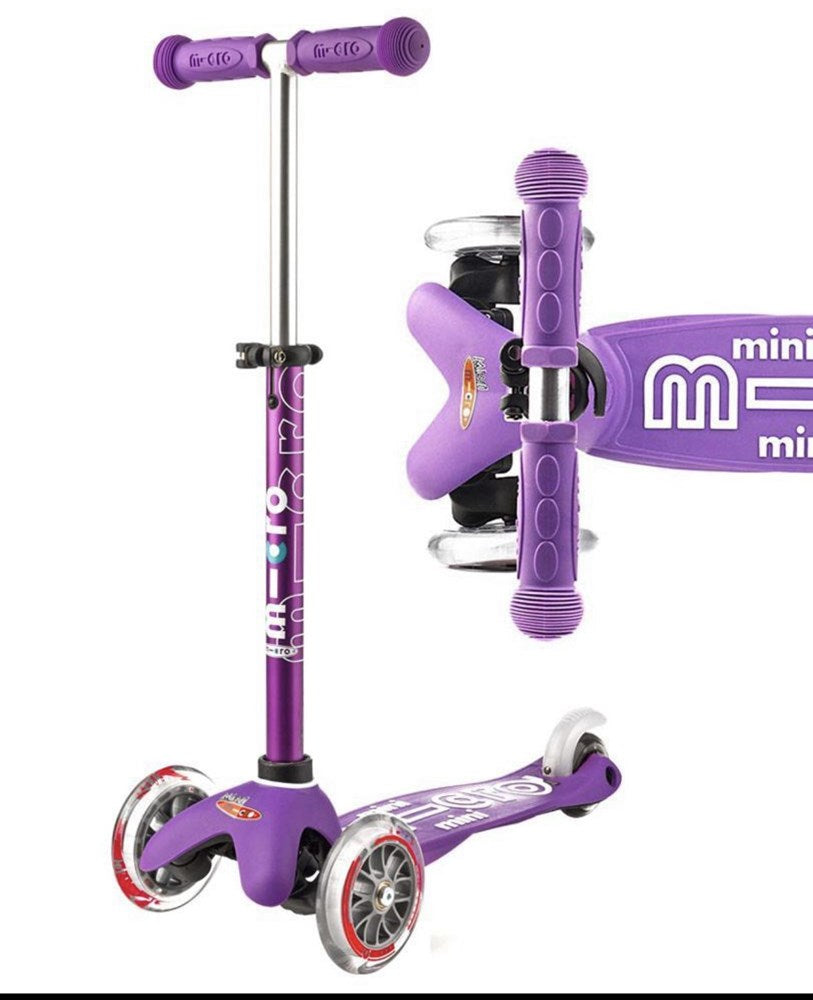 Mini Micro Deluxe 3 Wheel Scooter - Purple (6822963904694)