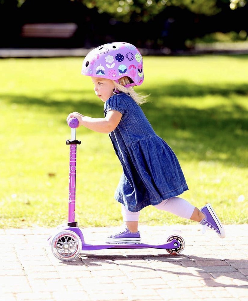 Mini Micro Deluxe 3 Wheel Scooter - Purple (6822963904694)