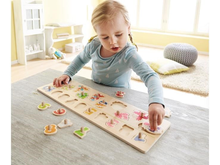 Haba Clutching Puzzle Animals by number (6898938642614)