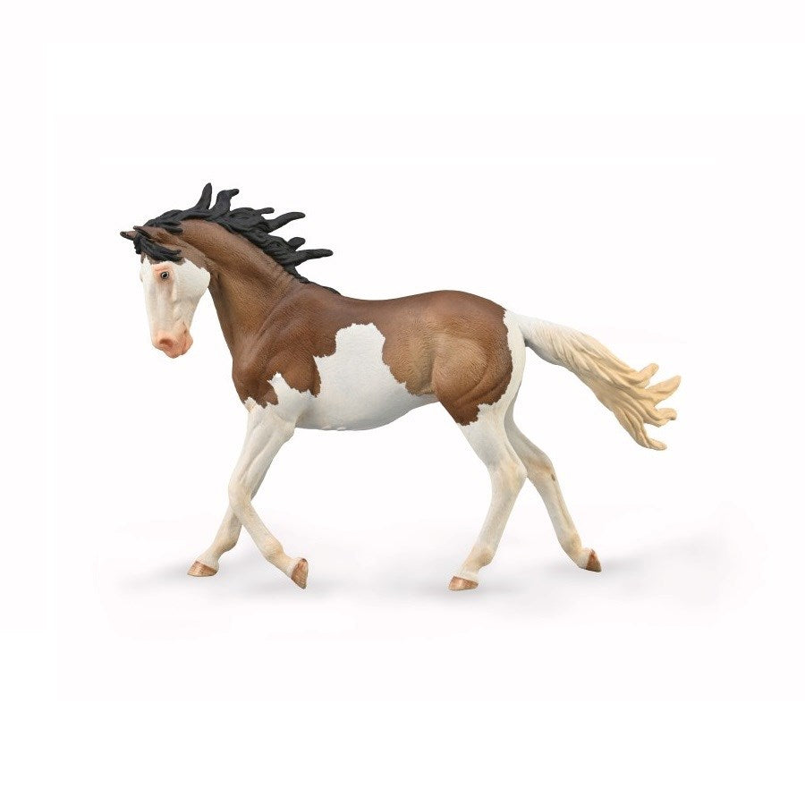 CollectA Mustang Mare - Bay Splash Overo (XL) (8262293848290)