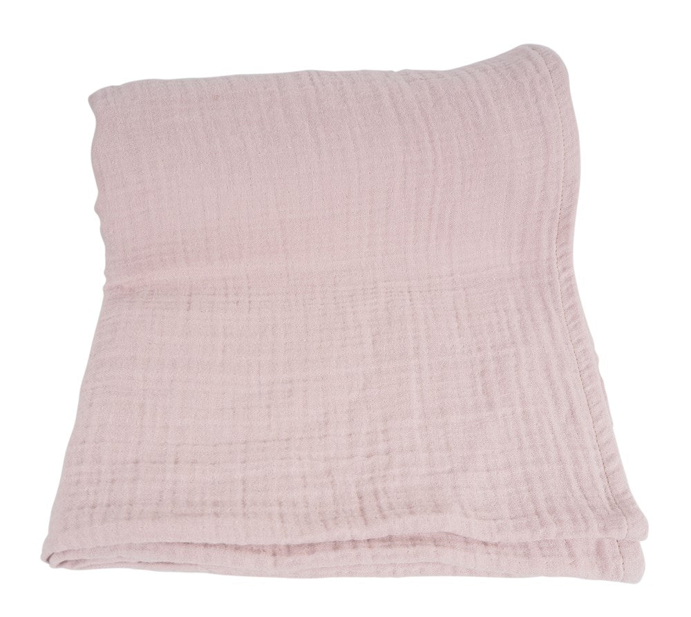 xKikadu Muslin Big Swaddle Pale Rose (6822800752822)