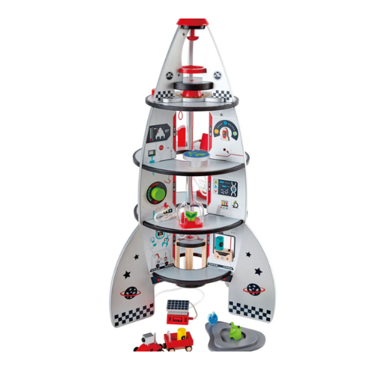 Hape Four-Stage Rocket Ship (8264126136546)