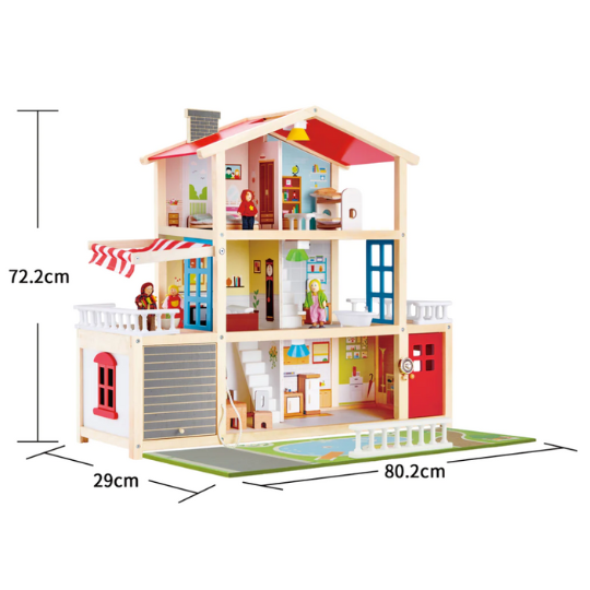 Hape Doll Family Mansion (8264127676642)