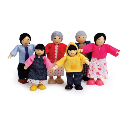 Hape Happy Family of 6 - Asian (8264128168162)