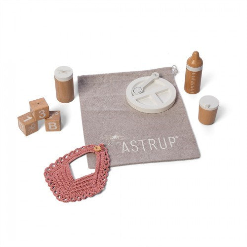 xAstrup Wooden Doll Feeding Set 9 pcs (6823373701302)