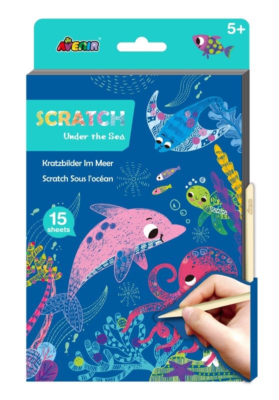 Avenir A5 Scratch Book - Under the Sea (8262289817826)