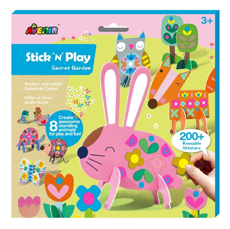 Avenir Stick 'N' Play Stickers - Secret Garden (8262290079970)