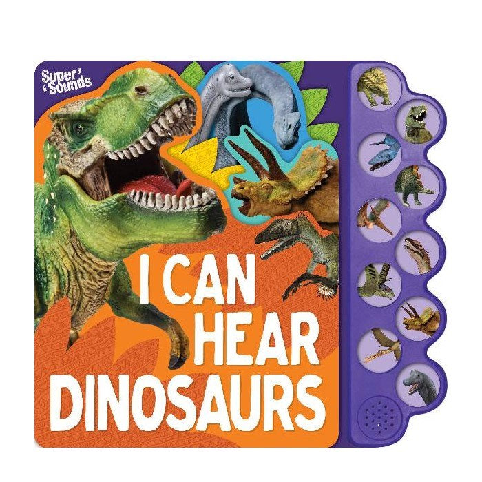 I Can Hear Dinosaurs 10 Button Sound Book (8062316773602)