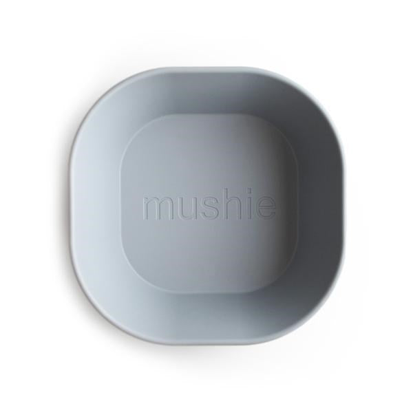 Mushie Square Dinnerware Bowl- Set of 2 Cloud (7448382243042)