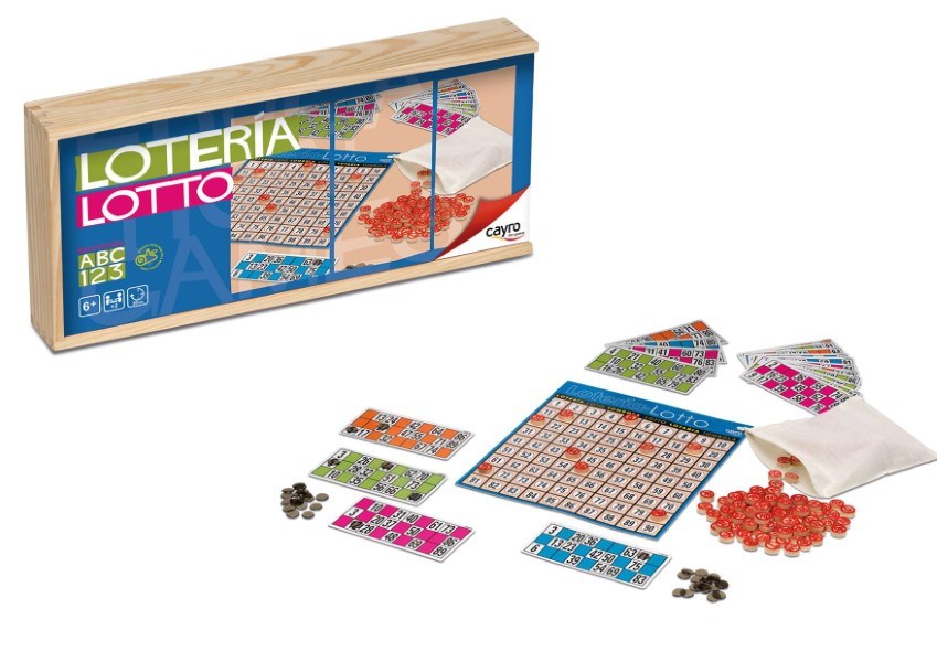 Cayro Games Lotto Set - Wooden Box (7504796418274)
