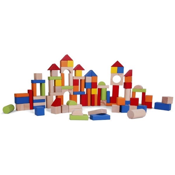 Classic World 100Pc Wooden Blocks - Barrel (8237402063074)