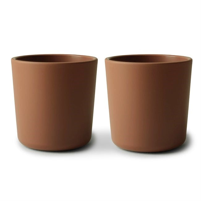 Mushie Dinnerware Cup- Caramel- Set of Two (8015142650082)