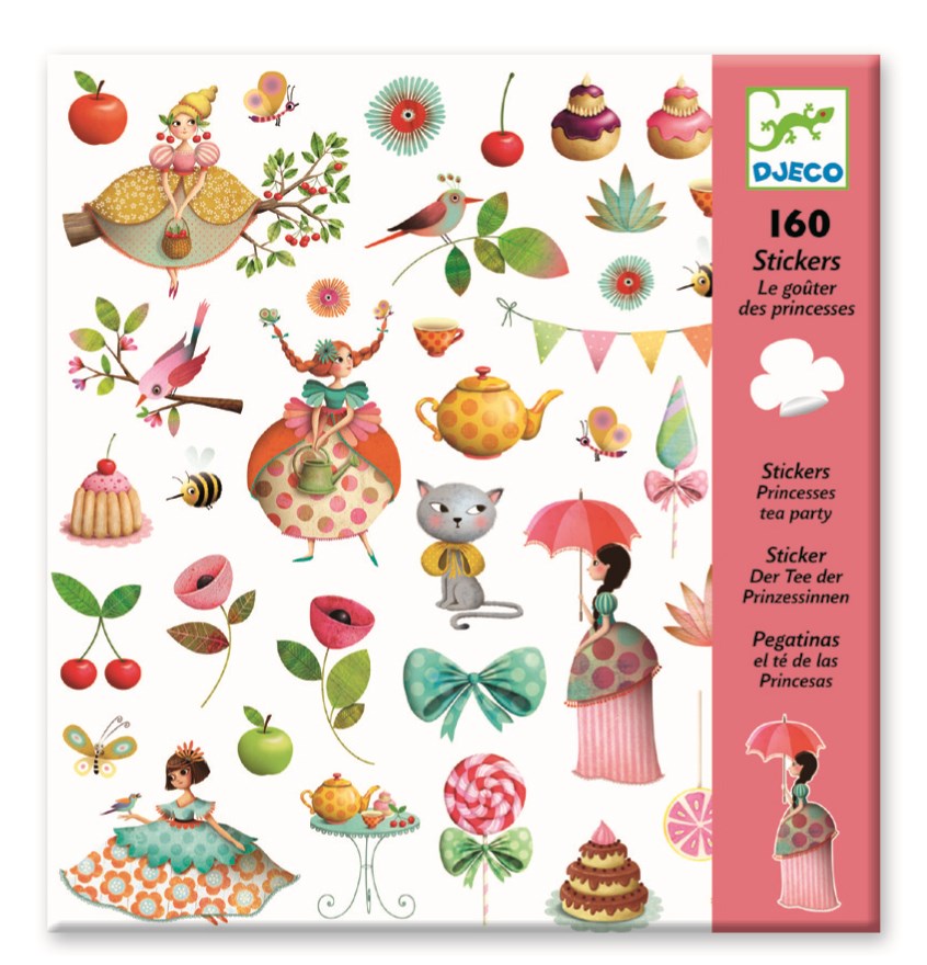 Djeco Stickers - Princess Tea Party (8303259058402)