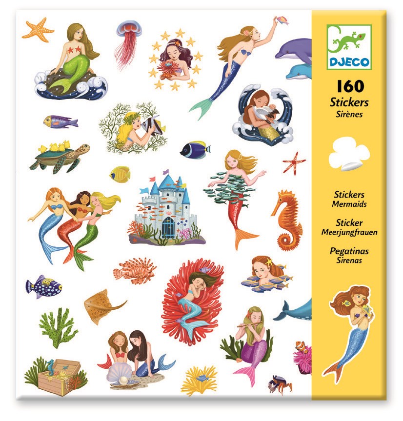 Djeco Stickers - Mermaids (8239094956258)