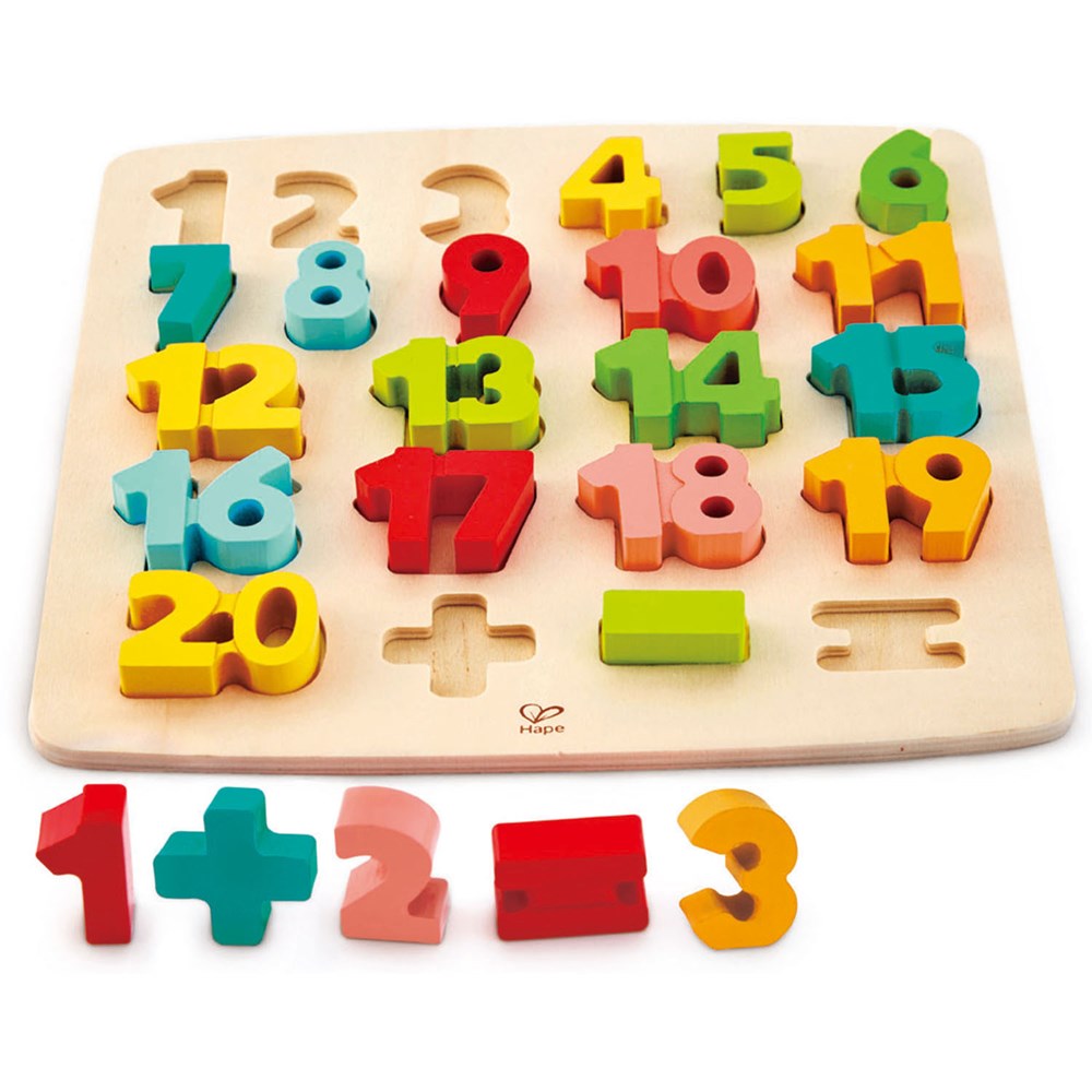 Hape Chunky Number Math Puzzle (8264104837346)