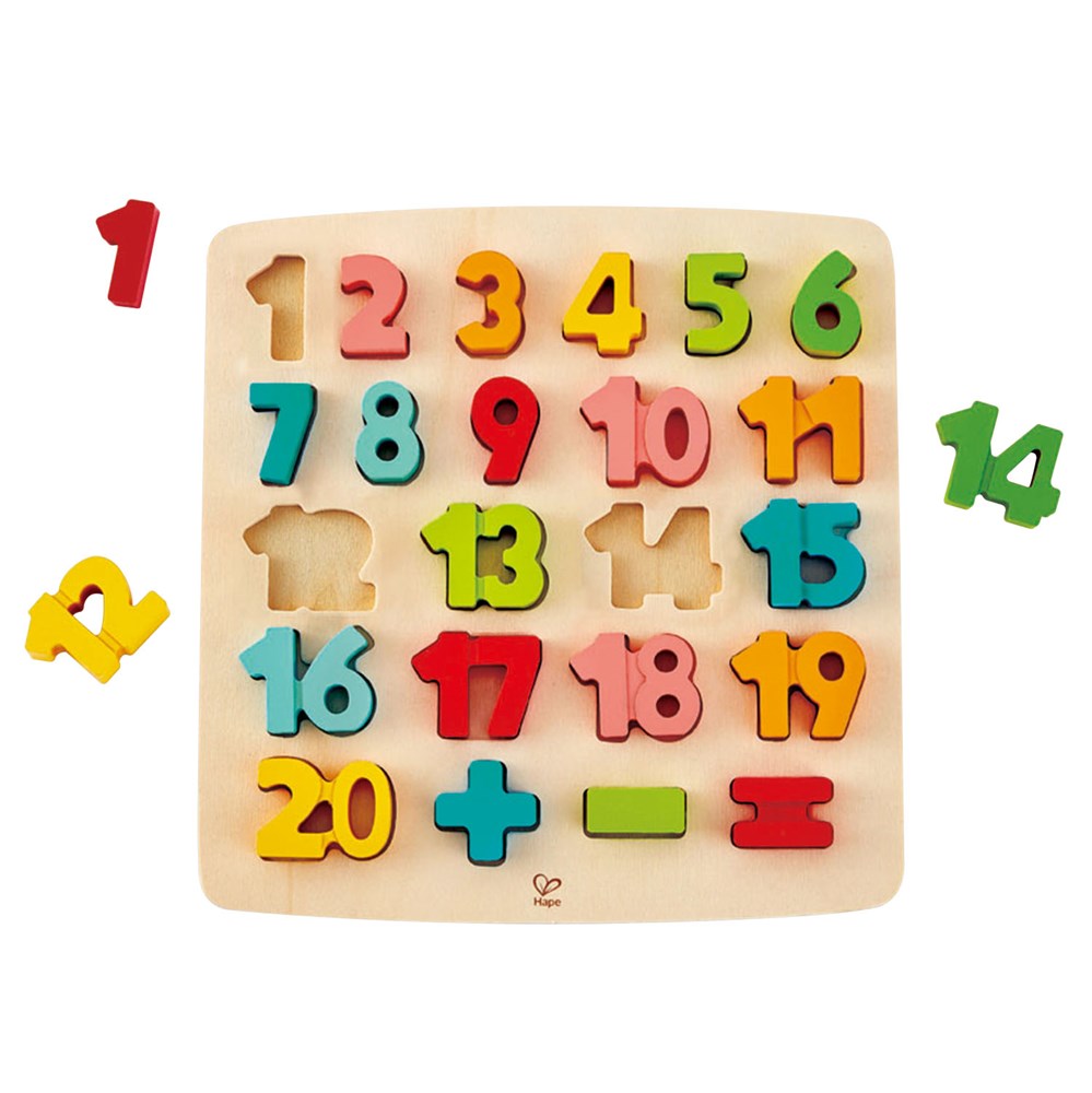 Hape Chunky Number Math Puzzle (8264104837346)