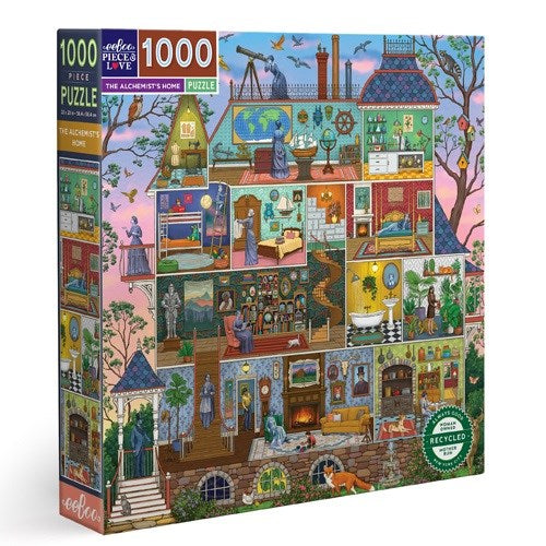 EeBoo 1000pc Puzzle The Alchemists Home (8264133902562)