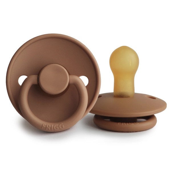 Frigg Pacifier Classic Peach Bronze - Latex Size 1 (7679937085666)