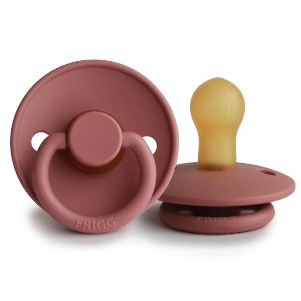 Frigg Pacifier Classic Powder Blush - Latex Size 1 (7679937183970)