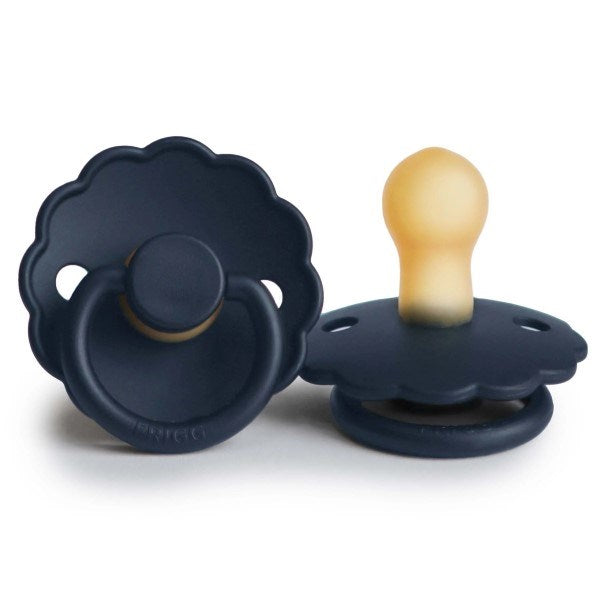 Frigg Daisy Natural Latex Pacifier (Dark Navy) - Size 1 (8015160606946)