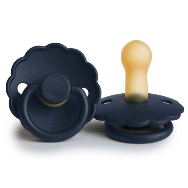 Frigg Daisy Natural Latex Pacifier (Dark Navy) - Size 2 (8015161229538)