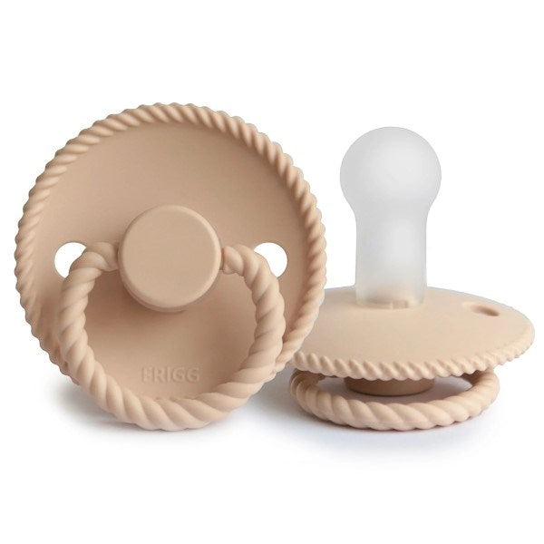 Frigg Rope Silicone Pacifier (Croissant) - Size 1 (8015161557218)