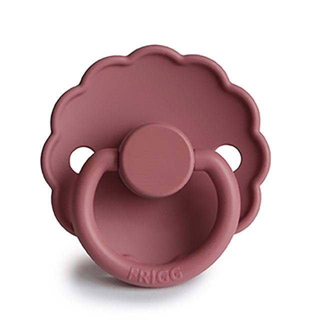 Frigg Pacifier Daisy Dusty Rose-Latex 1 (7511486890210)