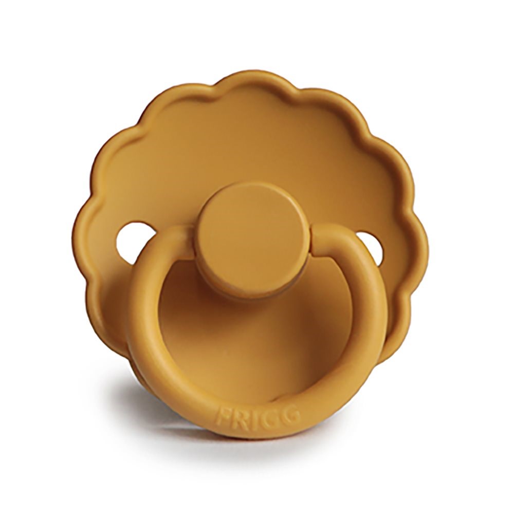 Frigg Pacifier Daisy Honey Gold- Latex Size 1 (7463391592674)