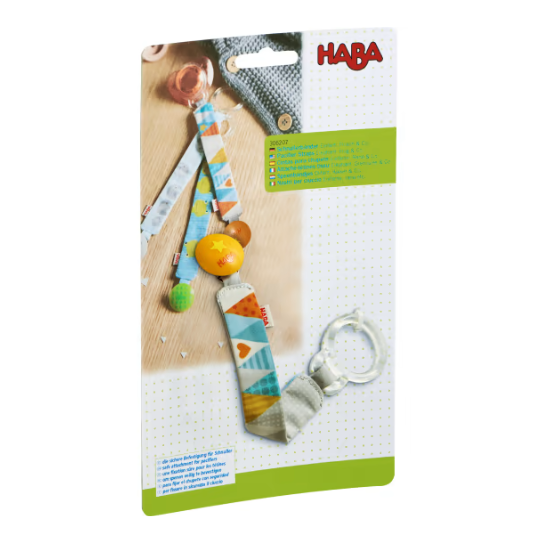 HABA Pacifier Straps Elephant Frog & Co. (7933268099298)