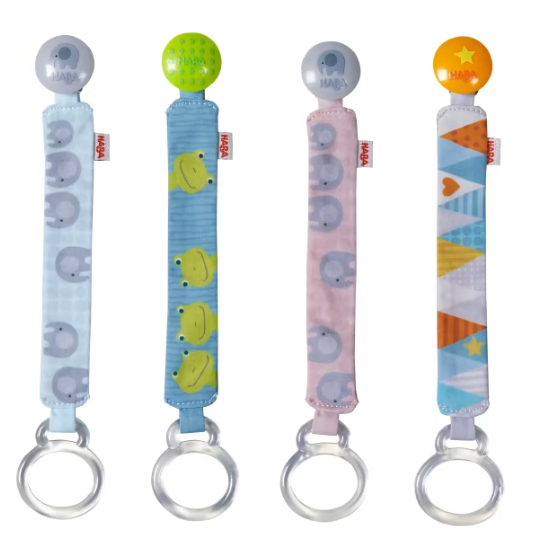 HABA Pacifier Straps Elephant Frog & Co. (7933268099298)