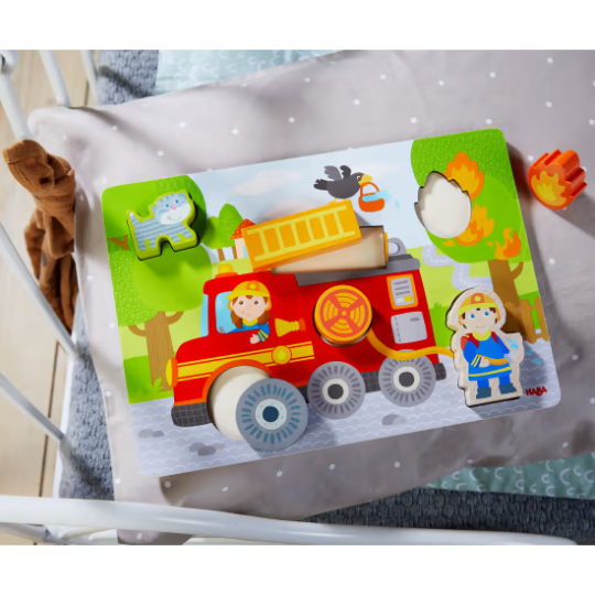 HABA Wooden puzzle Fire Engine (7933271146722)