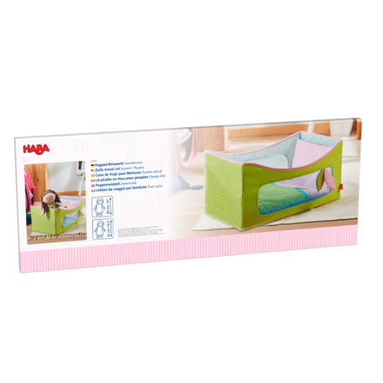 HABA Dolls travel cot Spring Magic (7933272916194)