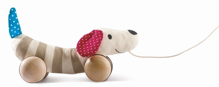 Hape Pull Along Dog (8264112570594)