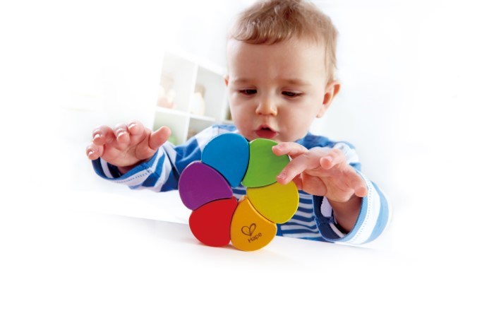 Hape Rainbow Rattle (8264113914082)