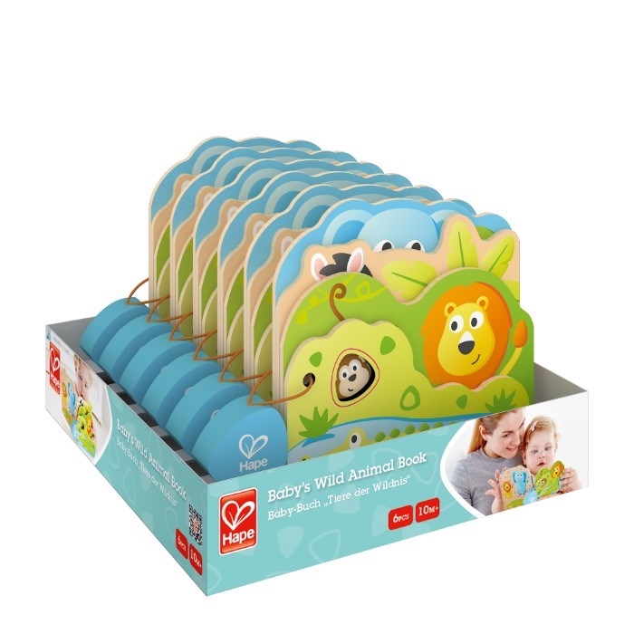 Hape Babys Wild Animal Book (8264114929890)